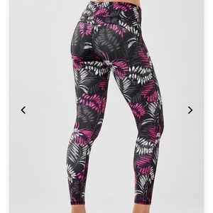 Fabletics Mid Rise Printed PureLuxe Leggings SM